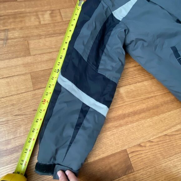 Hurley Kids Boys M Gray Black Ski Puffer Jacket collared winter kidcore gorpcore - Picture 11 of 12